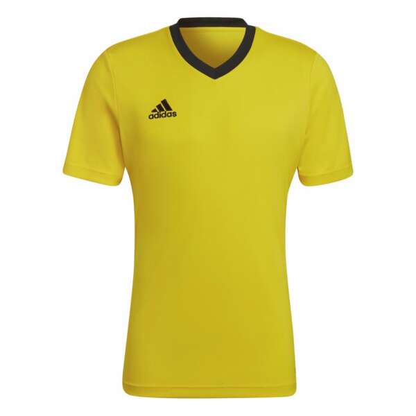 Polera Amarilla Cuello Negro