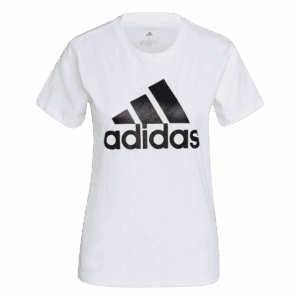 Polera Blanca Algodón Logo Grande