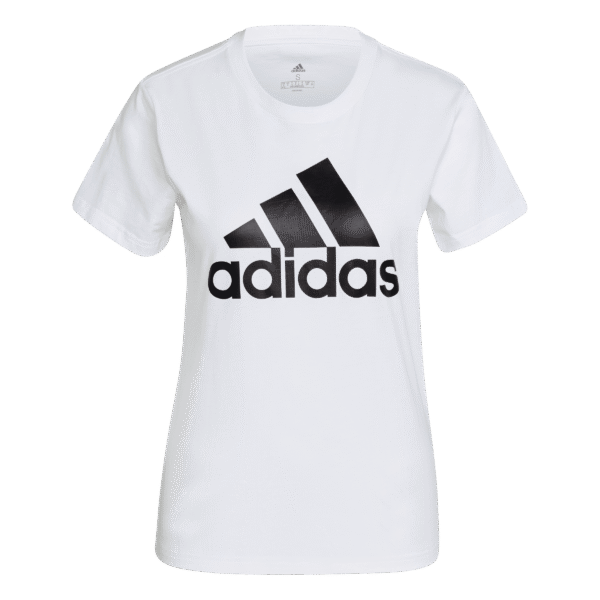 Polera Blanca Algodón Logo Grande