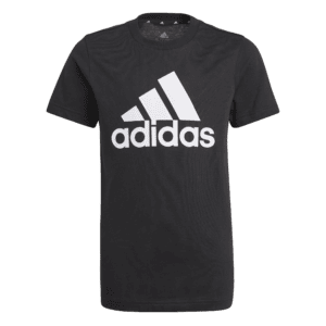 Polera negra logo blanco niño