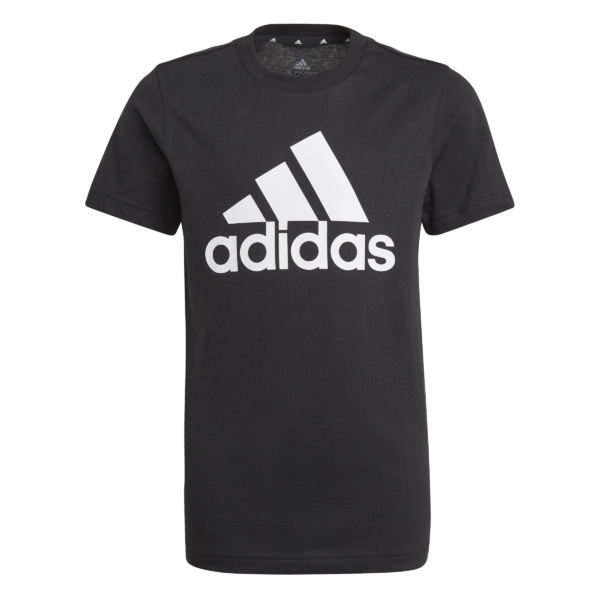 Polera negra logo blanco niño