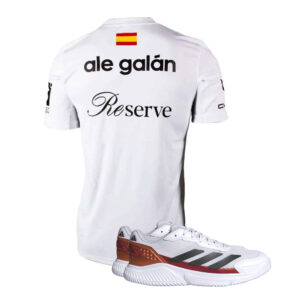 Polera Ale Galán 25 + Zapatillas Courtquick Padel M