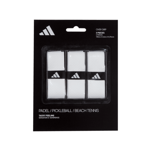 Set Overgrip x3 Negro/Blanco